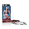 Кляп-рамка с зажимами на соски California Exotic Novelties Scandal Open Mouth Gag with Clamps SE-2712-12-3