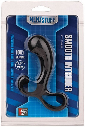 Чёрный анальный стимулятор с гладкой поверхностью Dream Toys SMOOTH INTRUDER 20731