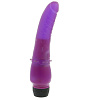 Фиолетовый вибратор с юбочкой шипов Seven Creations DDC PURPLE MULTISPEED VIBRATOR 50391 (17,8 см)
