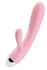 Розовый вибратор-пульсатор с функцией подогрева JOS Milly 783026 (20 см)