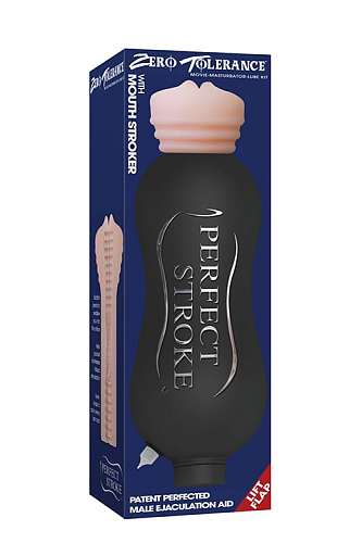 Мастурбатор-ротик телесного цвета Zero Tolerance PERFECT STROKE ORAL ZT-8332