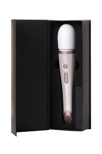 Белый жезловый вибратор с нагревом Le Stelle HIDRA LS01301