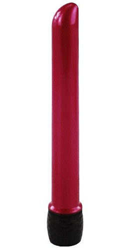 Красный классический тонкий вибратор Baile BI-006077-0102 (14,5 см)