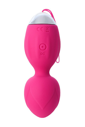 Розовые виброшарики с пультом-стимулятором ToyFa TELLA  564001