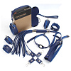 Синий набор БДСМ-девайсов Bandage Kits Vandersex N-H324-B