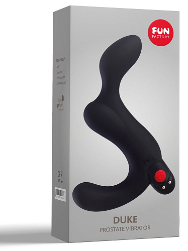 Чёрный вибромассажёр простаты Fun Factory Duke 5200808