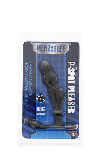 Чёрный массажёр простаты Dream Toys MENZSTUFF P-SPOT PLEASER 20973