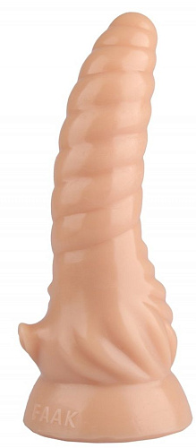 Телесный фигурный анальный фаллоимитатор Сумерки богов 1017-10 BX DD (20,5 см)