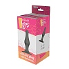 Серый удлиненный анальный стимулятор Dream Toys PLUG WITH SUCTION CUP 21457 (12,7 см)