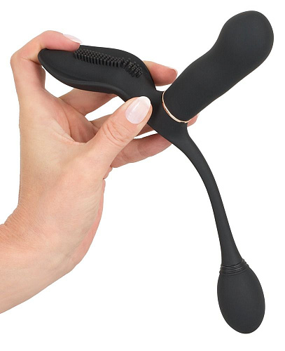 Чёрный вибромассажёр Orion Go Gasm 05981780000