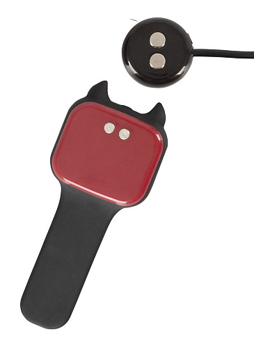 Чёрный вибромассажёр простаты с нагревом и ротацией Orion Prostate Plug 05940750000 (14,5 см)