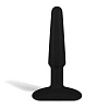 Чёрный плаг из силикона Erotic Fantasy HT-B2-BLK (10 см)