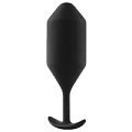 Чёрная пробка для ношения b-Vibe Snug Plug 5 BV-013-BLK (14 см)