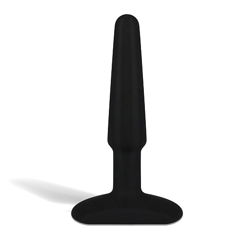 Чёрный плаг из силикона Erotic Fantasy HT-B2-BLK (10 см)