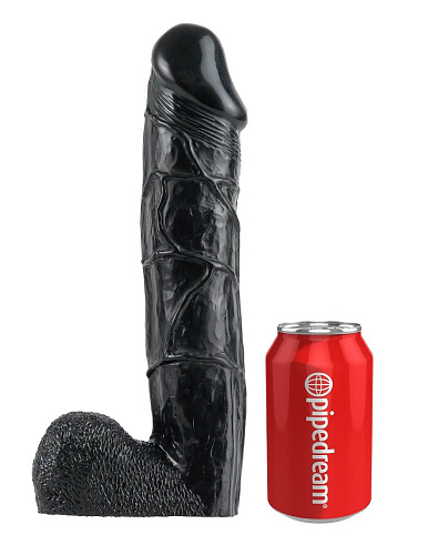 Страпон-система с чёрной насадкой Pipedream 12  Hollow Strap-On Suspender System PD5643-23