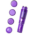 Фиолетовая виброракета с 4 насадками Erotist 541015