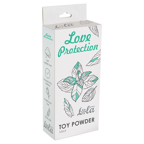 Пудра для игрушек Love Protection с ароматом мяты - 30 гр. Lola toys 1823-01Lola