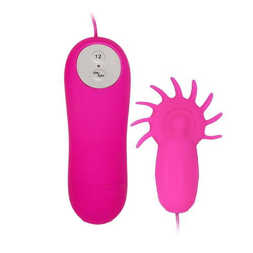 Вибромассажёр розового цвета для стимуляции клитора Baile Boris BI-014323