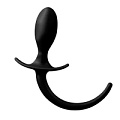 Чёрная анальная пробка с хвостом NMC SHOVE UP 3.5INCH BUTTPLUG WITH TAIL 111716