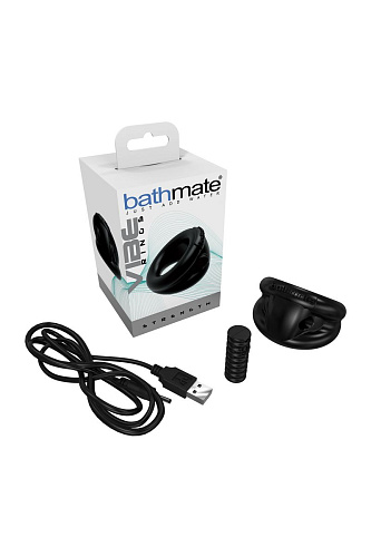 Чёрное эрекционное виброкольцо Bathmate Strength BM-CR-SG