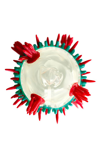 Презерватив с пучками усиков Штучки-дрючки Стимулирующая штучка №3 690920 (1 шт)