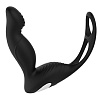 Чёрный вибромассажёр простаты Dream Toys P-PLEASER W ERECTION ENHANCE21491