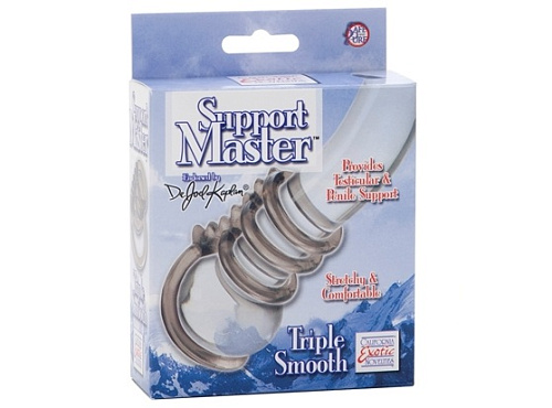 Насадка на пенис и мошонку из 4 колец California Exotic Novelties SE-5629-20-3