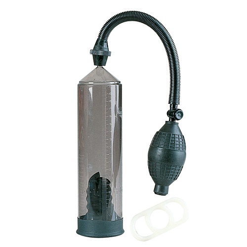 Дымчатая вакуумная помпа California Exotic Novelties Precision Pump With Enhancer SE-1034-00-3