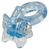 Голубое эрекционное кольцо-«Бабочка» California Exotic Novelties Basic Essentials Butterfly Enhancer SE-1738-20-2