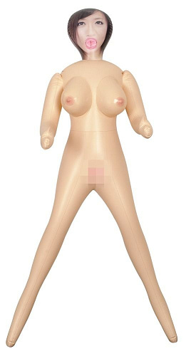 Секс-кукла телесного цвета с 3 любовными отверстиями NMC Mayumi  0503347