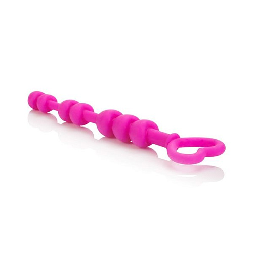 Силиконовая анальная цепочка California Exotic Novelties LIA LOVE BEADS SE-4560-02-3 (17,8 см)