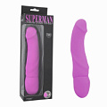 Фиолетовый вибратор Erokay Rechargeable Silicone Dildo EK-1401-PURL (21 см)