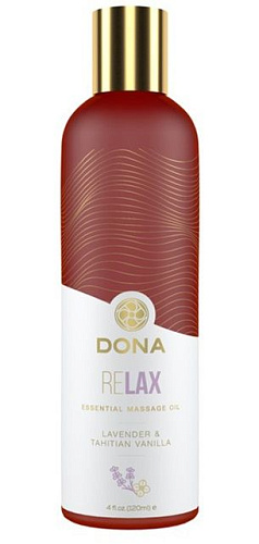 Массажное масло с ароматом тиянской ванили и лаванды System JO JO40457 (120 мл)