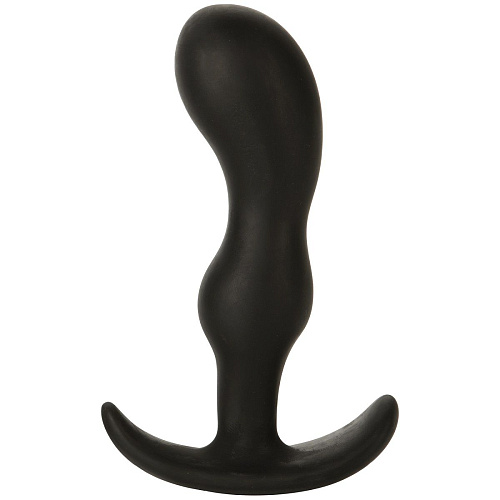 Чёрная анальная пробка для ношения Doc Johnson Mood Naughty 2 3 Silicone 1470-09-BX (7,6 см)