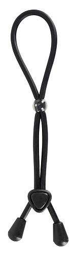 Кольцо для пениса чёрного цвета в виде двойной петли Orion Bad Kitty 05146750000