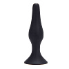 Большая анальная пробка из силикона в чёрном цвете Toyz4lovers ANAL BOTTLE PLUG SILICONE LARGE T4L-00700911 (12,5 см)