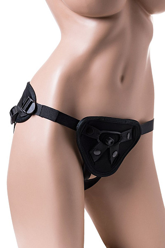 Чёрные трусики для страпона ToyFa Master 972007