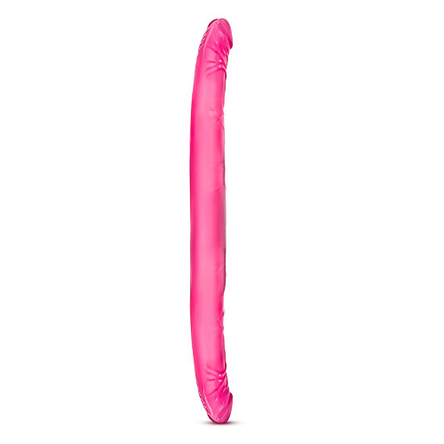 Розовый двусторонний фаллоимитатор Blush Novelties B Yours 16 Double Dildo BL-52010 (40,6 см)