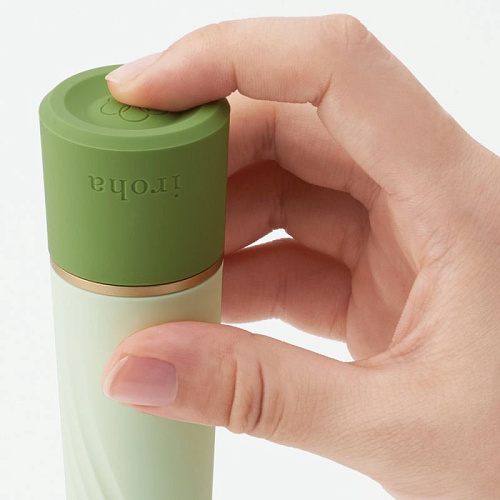 Салатовый вибратор с шаровидной мягкой головкой Tenga IROHA Rin+ Hisui MRP-01 (16 см)