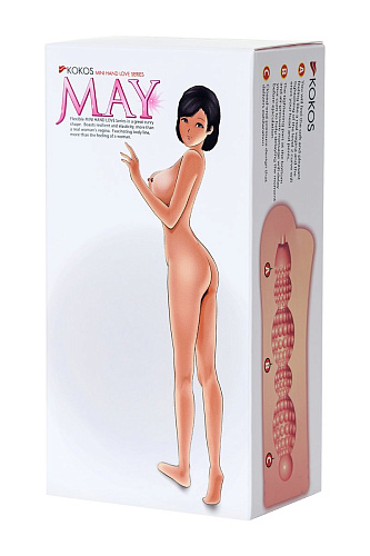 Мастурбатор-вагина телесногоо цвета без вибрации KOKOS May M04-001-003