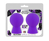 Фиолетовые присоски для груди Dream Toys LIT-UP NIPPLE SUCKERS SMALL PURPLE 21162