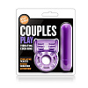 Фиолетовое эрекционное виброкольцо Blush Novelties Couples Play Vibrating Cock Ring BL-77901