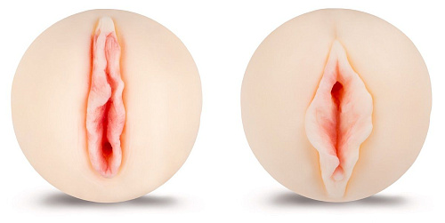 Двусторонний мастурбатор телесного цвета Brazzers BTS126