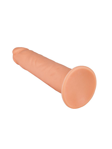 Податливый фаллоимитатор телесного цвета на присоске LOVETOY (А-Полимер) 107100 (16,5 см)