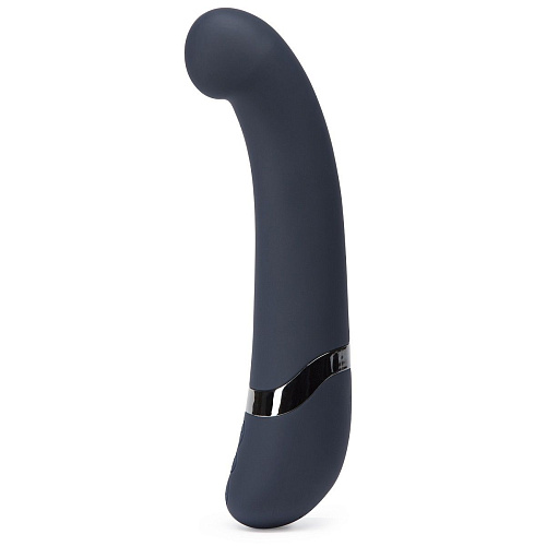 Вибратор тёмно-синего цвета для G-стимуляции Fifty Shades of Grey Desire Explodes USB Rechargeable G-Spot Vibrator FS-63944 (25,4 см)