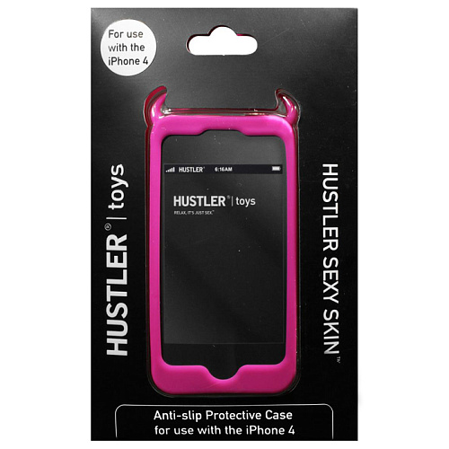 Розовый чехол из силикона для iPhone 4, 4S Hustler H45533-11002