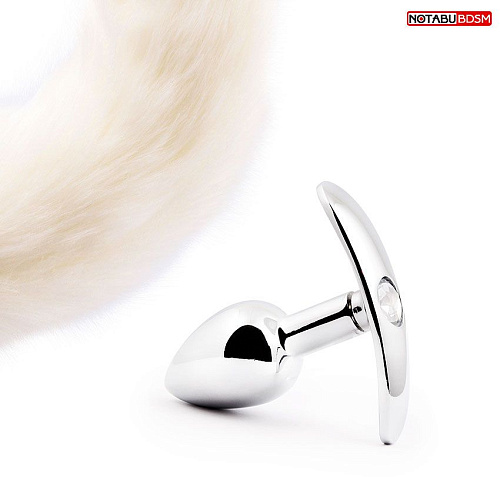 Игровой набор в белом цвете: ободок-ушки, пробка с кристаллом, хвостик Bior toys NTB-80627