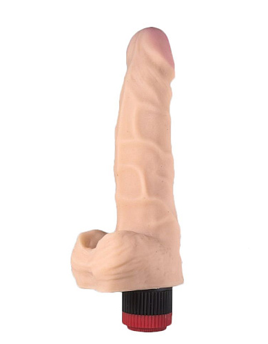 Вибромассажёр из киберкожи телесного цвета Сумерки богов №55 3202-55 BX DD (22 см)