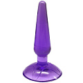 Фиолетовая анальная пробка на присоске Eroticon Butt Plug 30494-2 (11 см)
