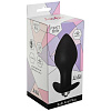 Чёрная анальная вибропробка Lola toys Bulb Anal Plug 5006-03lola (10 см)